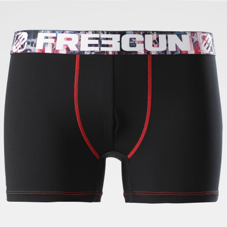 Freegun - Boxer Sublim' Noir Rouge