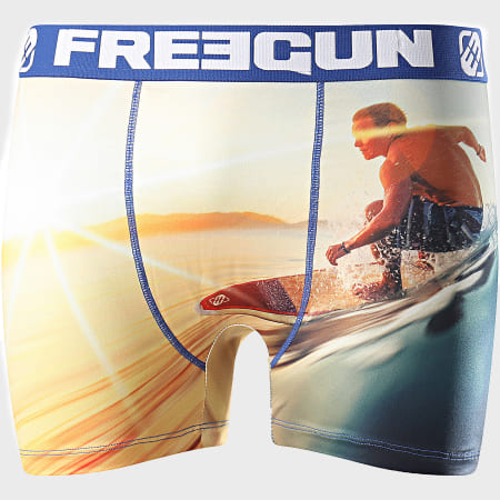 Freegun - Boxer Print Surf Jaune