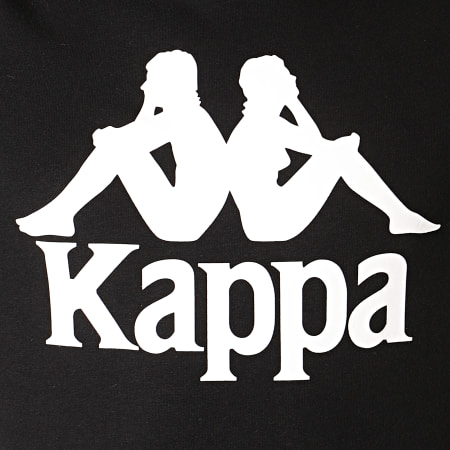 Kappa - Sweat Capuche Avec Bandes Authentic Hurtado Noir