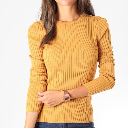 Only - Pull Femme Natalia Ocre