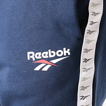 Reebok - Pantalon Jogging A Bandes Classic Vector FL5474 Bleu Marine