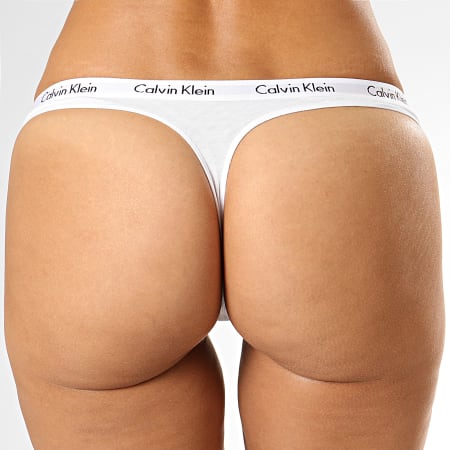 Calvin Klein - Set di 3 infradito da donna QD3587E Nero Bianco