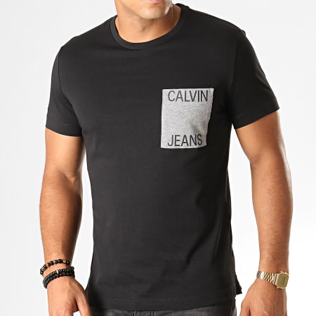 Calvin Klein - Tee Shirt Poche 3427 Noir