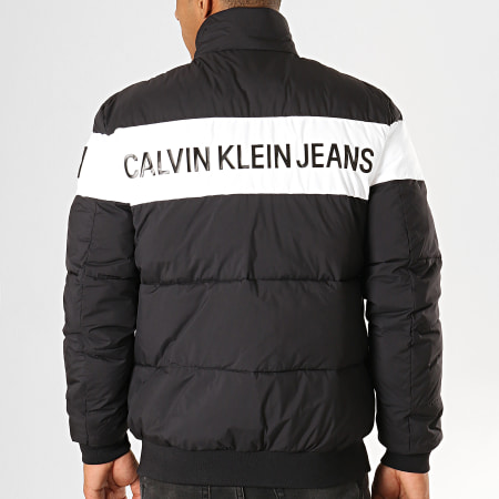 Calvin Klein - Doudoune Logo Padded 3114 Noir Blanc