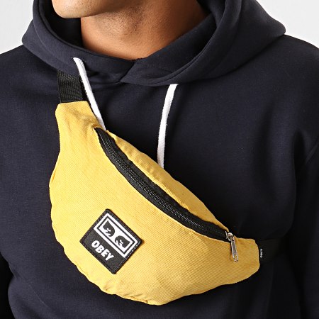 Obey - Sac Banane Wasted Jaune Moutarde