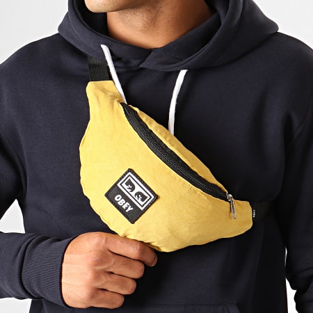 Obey - Sac Banane Wasted Jaune Moutarde