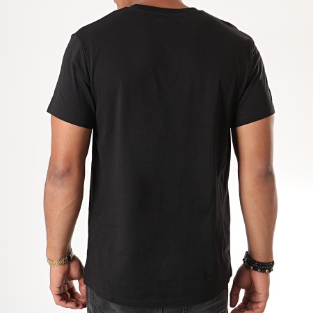 Timberland - Tee Shirt Linear Logo 1Y36 Noir Blanc