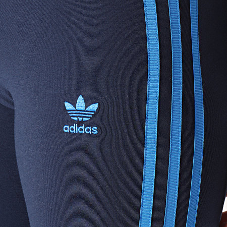 Adidas Originals - Legging Femme A Bandes 3 Stripes EJ9022 Bleu Marine