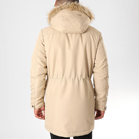Only And Sons - Parka Fourrure Basil Beige