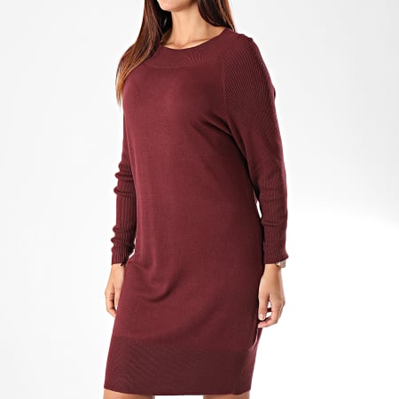 Only - Robe Pull Femme Lacey Bordeaux