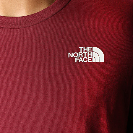 The North Face - Tee Shirt Manches Longues Easy 2TX1 Bordeaux