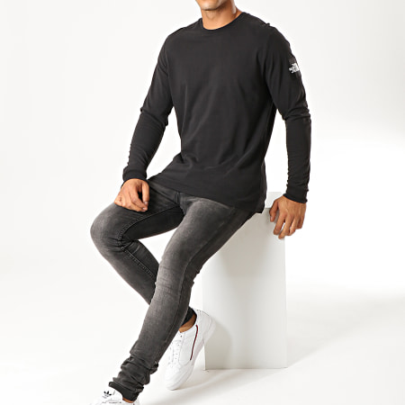 The North Face - Tee Shirt Manches Longues Fine 2 3YHB Noir