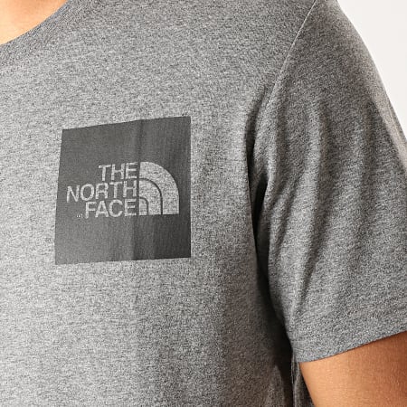 The North Face - Tee Shirt Fine CEQ5 Gris Anthracite Chiné