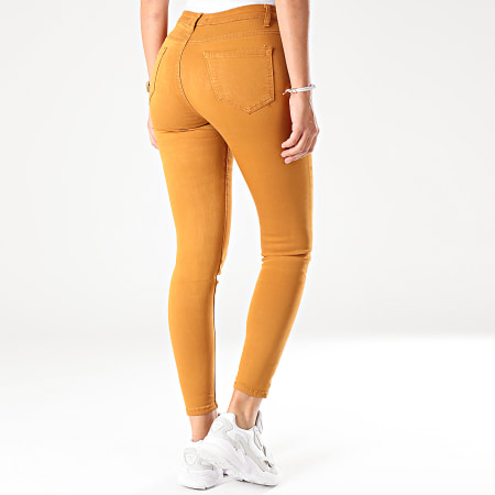 Girls Outfit - Jean Skinny Femme 078 Jaune Moutarde