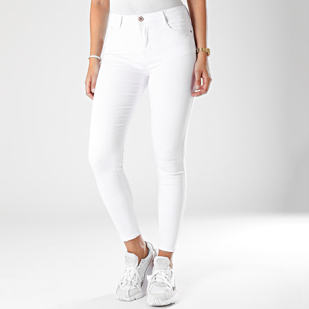 Girls Outfit - Jean Skinny Femme 073 Blanc