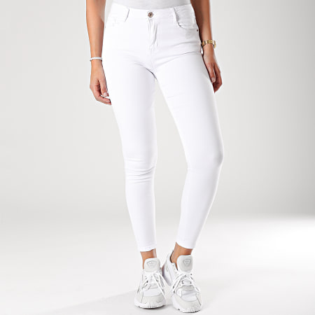 Girls Outfit - Jean Skinny Femme 073 Blanc