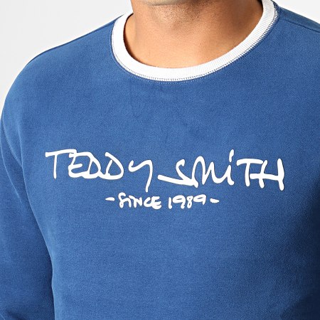 Teddy Smith - Sweat Crewneck Siclass Bleu