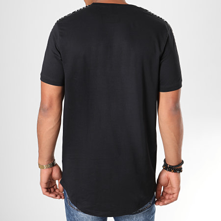 Ellesse - Tee Shirt Oversize A Bandes Fede SHC05907 Noir