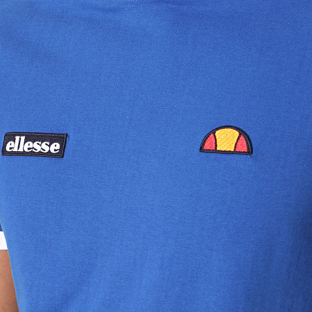 Ellesse - Tee Shirt Oversize A Bandes Fede SHA05907 Bleu Roi