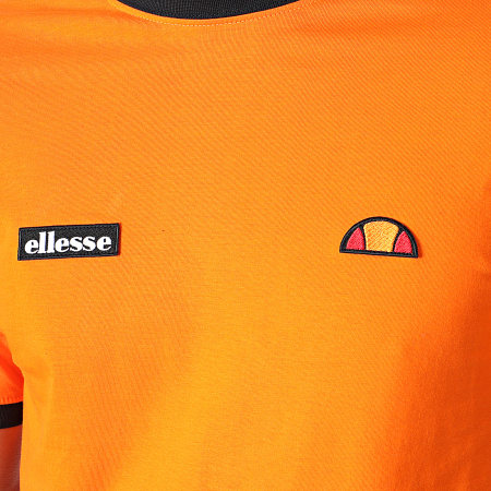 Ellesse - Tee Shirt Oversize A Bandes Fede SHA05907 Orange