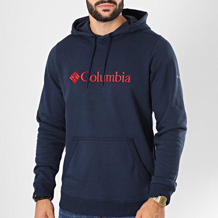 Columbia - Sweat Capuche Basic Logo 1681661 Bleu Marine