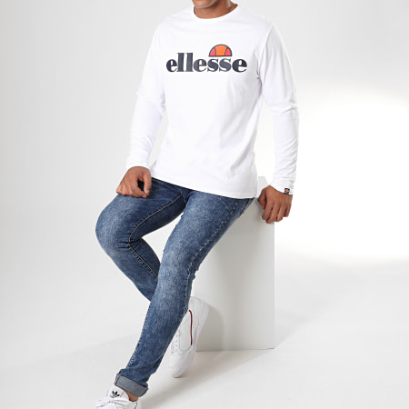 Ellesse - Tee Shirt Manches Longues Grazie SHC07406 Blanc