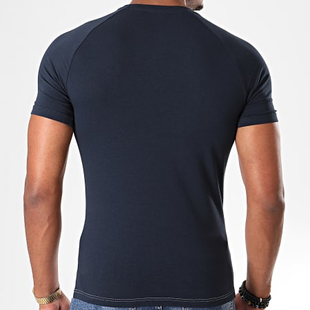 Emporio Armani - Tee Shirt 111856-9A529 Blanc Bleu Marine