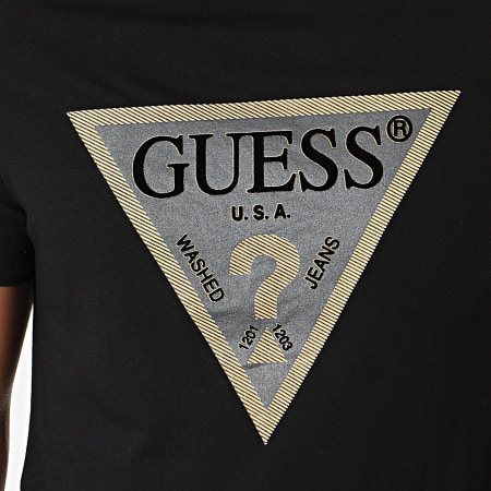 Guess - Tee Shirt Slim M94I79-R5JK0 Noir