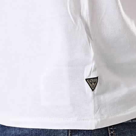 Guess - Tee Shirt Slim M94I79-R5JK0 Blanc