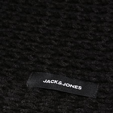 Jack And Jones - Echarpe Tube Waffle Noir