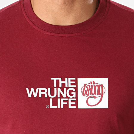 Wrung - Tee Shirt The Life Bordeaux