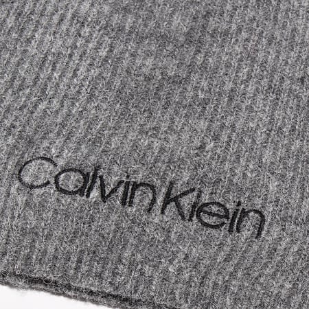 Calvin Klein - Bonnet Boiled Wool 5024 Gris