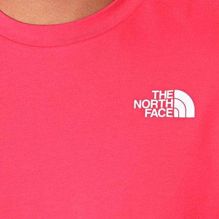 The North Face - Tee Shirt Manches Longues Rage Graphic 3XXF Rouge Noir