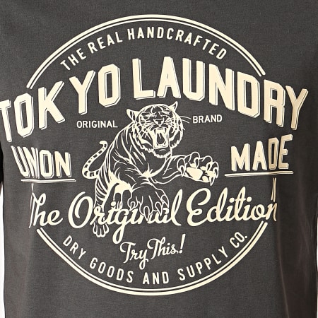 Tokyo Laundry - Tee Shirt Original Edition Gris Anthracite