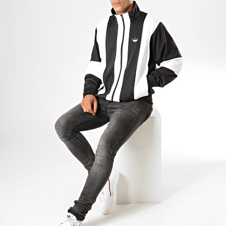 Adidas Originals - Veste De Sport A Rayures Bailer ED6252 Noir Blanc