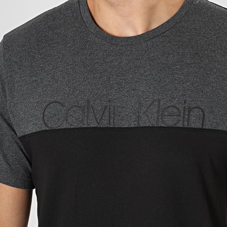 Calvin Klein - Tee Shirt NM1583E Noir Gris Anthracite