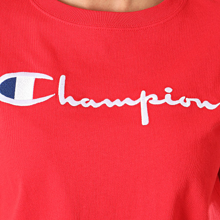 Champion - Tee Shirt Femme 110992 Rouge