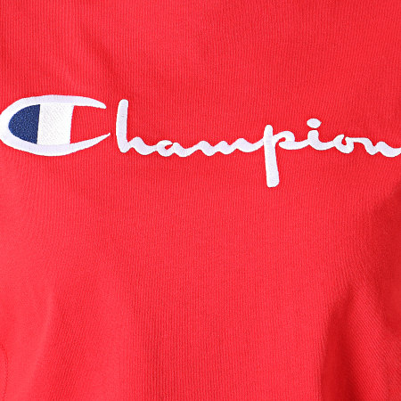 Champion - Sweat Capuche Femme 111555 Rouge
