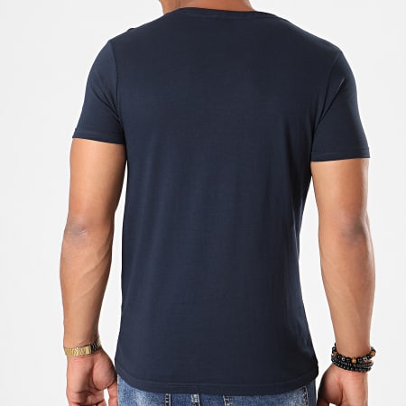 La Maison Blaggio - Tee Shirt Melton Bleu Marine