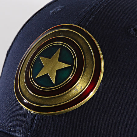 Captain America - Casquette Shield Bleu Marine