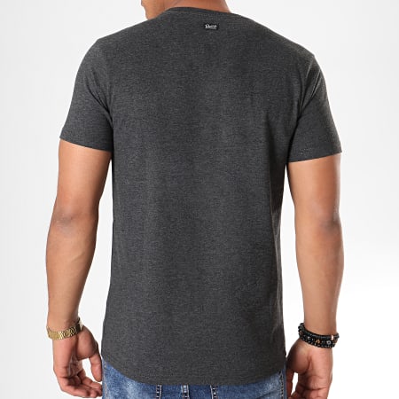 Petrol Industries - Tee Shirt 609 Gris Anthracite Chiné