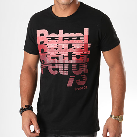 Petrol Industries - Tee Shirt 645 Noir Rose