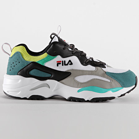 Fila ray tracer white grey lime discount