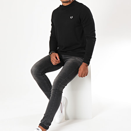 Fred Perry - Pull Classic Merino K7601 Noir