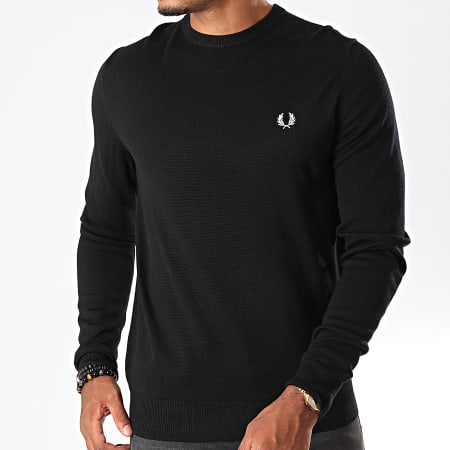 Fred Perry - Pull Classic Merino K7601 Noir
