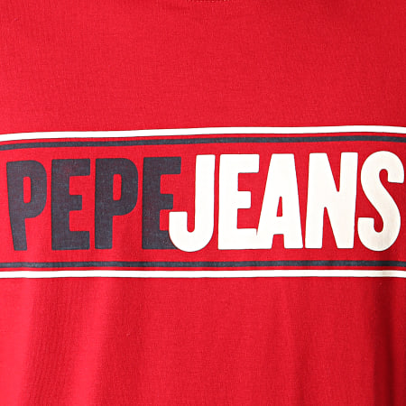Pepe Jeans - Tee Shirt Kelian Rouge