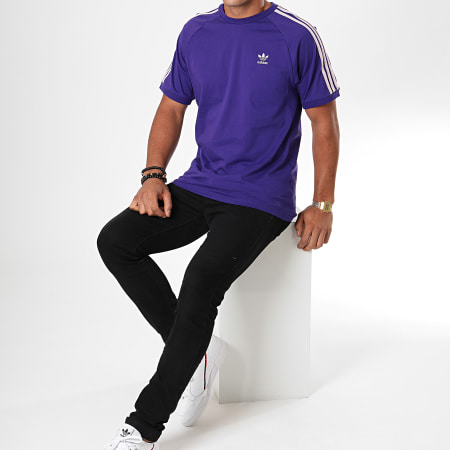 Adidas Originals - Tee Shirt 3 Stripes EJ9685 Violet