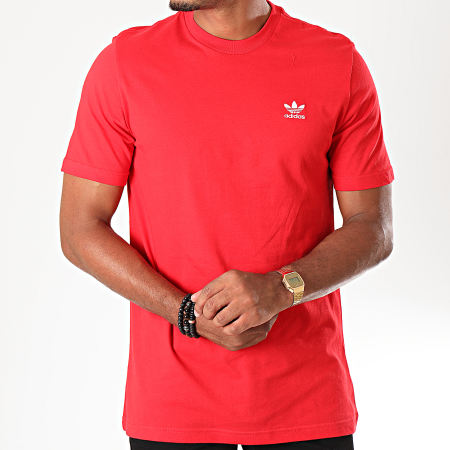 Adidas Originals - Tee Shirt Essential FN2841 Rouge Blanc
