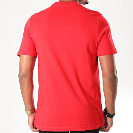 Adidas Originals - Camiseta Essential FN2841 Rojo Blanco