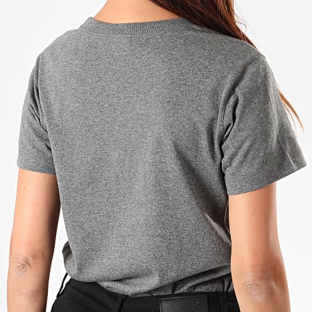 Champion - Tee Shirt Femme 110992 Gris Anthracite Chiné